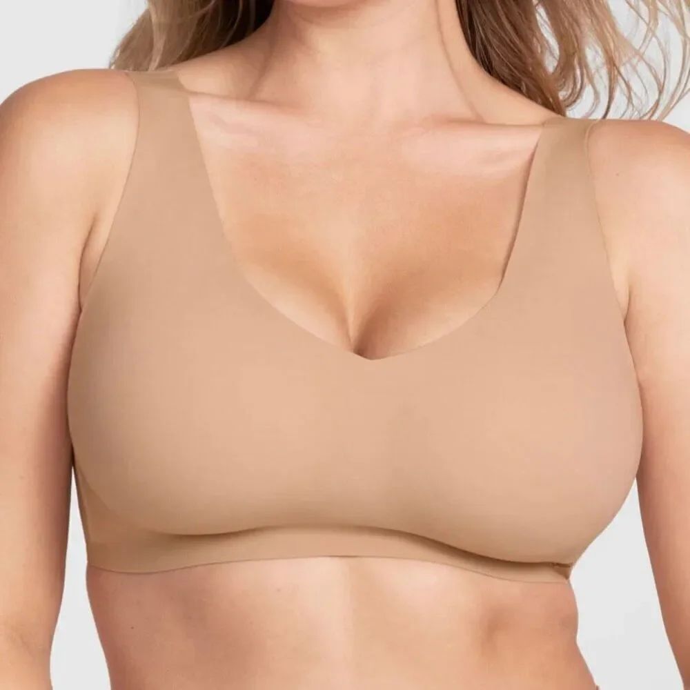 Honeylove V-Neck Bra No Pads Size XL